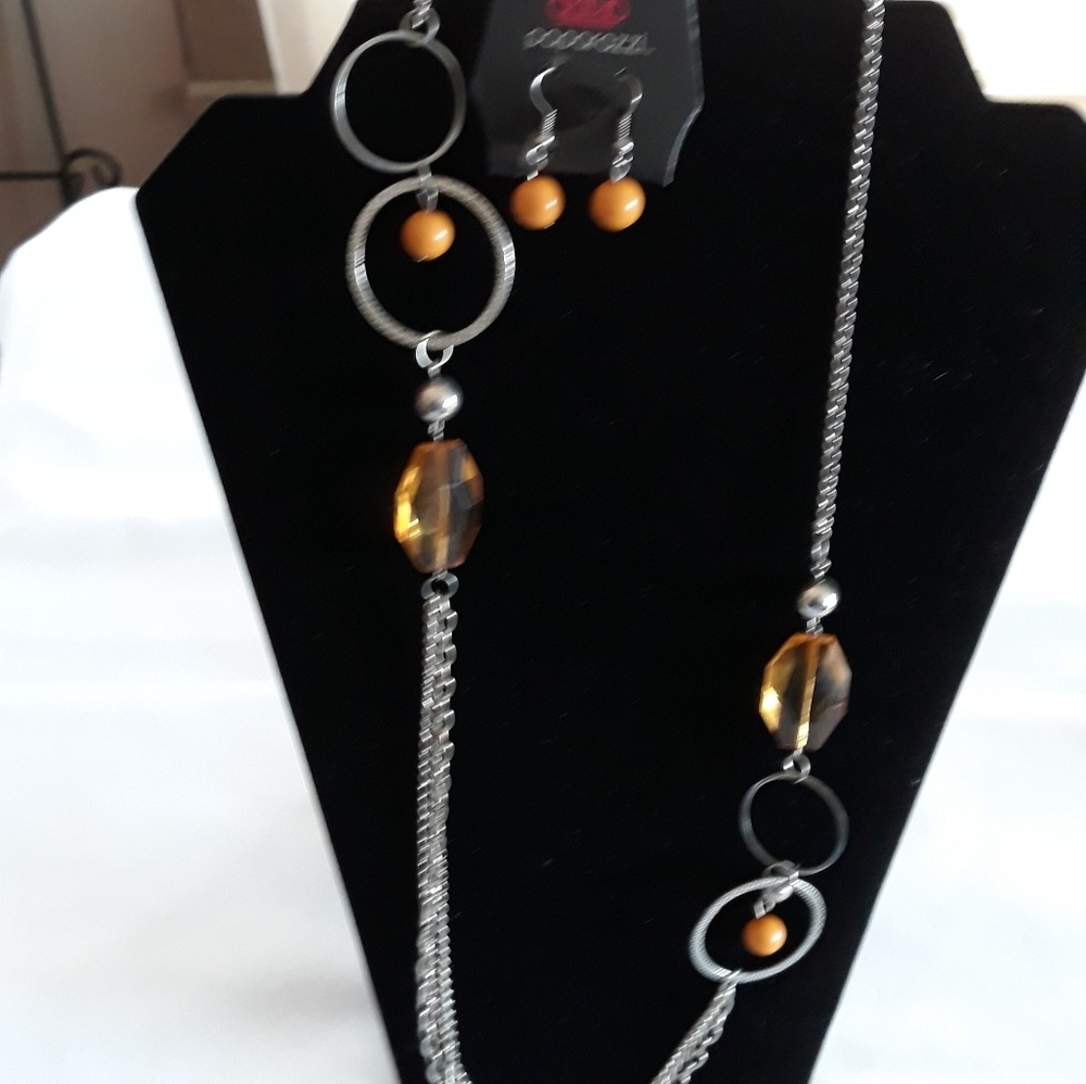 Necklace and earrings